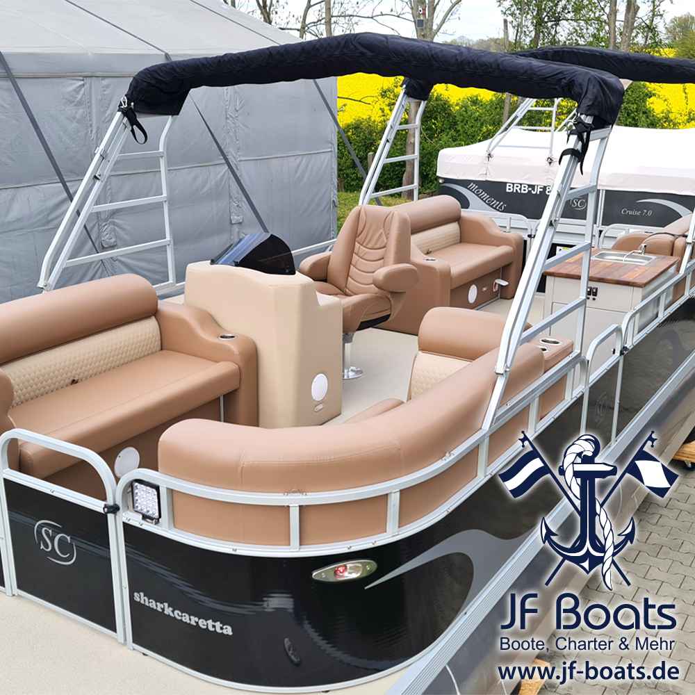 Motorboot JF-Boats SC6 - Black & Light Grey #653