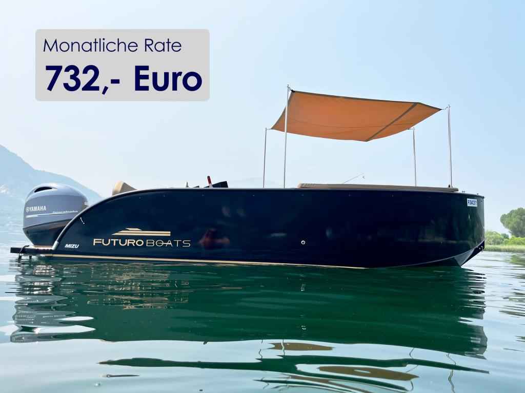 Motorboot Futuro ZX20 mit Bodenseezulassung, 80 PS