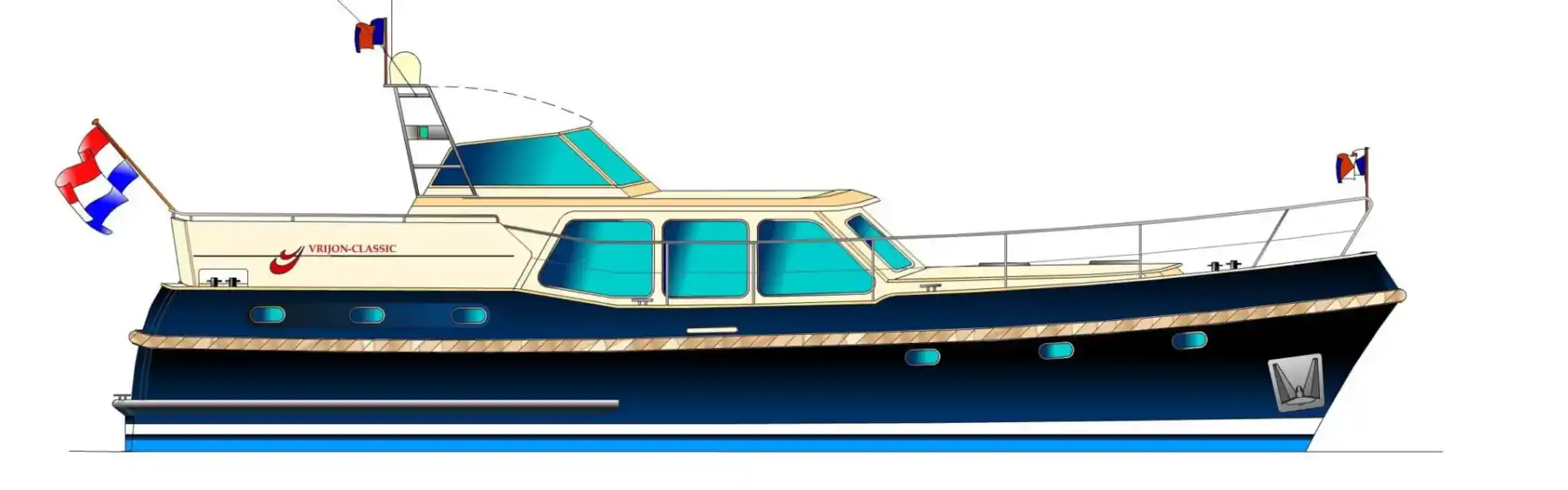 Motorboot DSA Yachts Vri-Jon Classic 40 AK