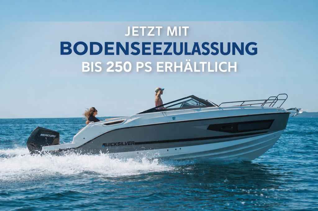 Motorboot Quicksilver Activ 755 Cruiser, bis 250PS & Trailer (NEU auf Bestellung)